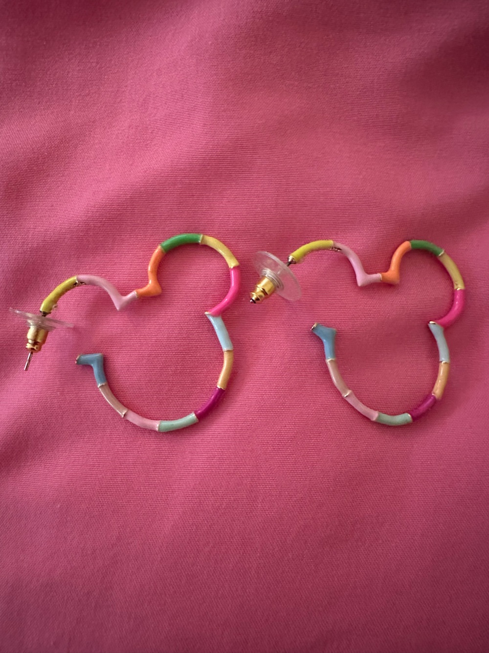 Baublebar Multicolor Mickey Hoop Earrings